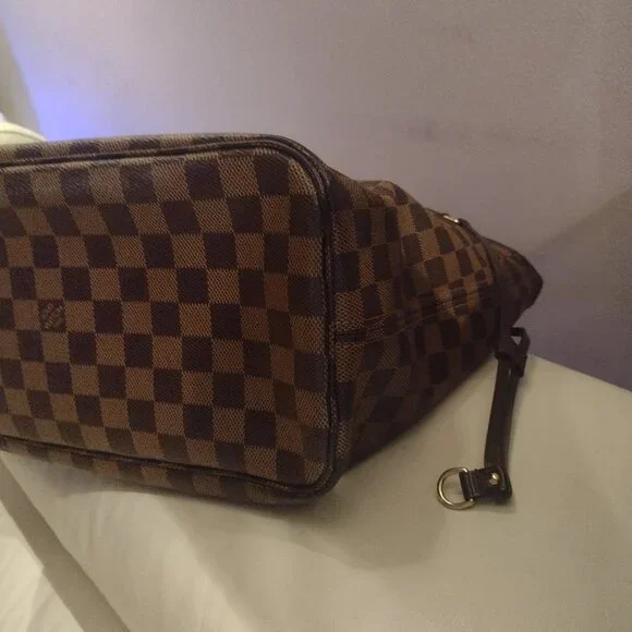 💯% Authentic Louis Vuitton  Neverfull Damier Ebene MM FULL SET🌹 - Picture 12 of 16